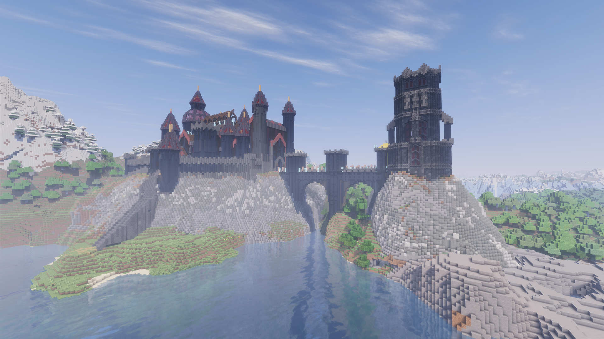 Screenshot of a build on Fortunecraft