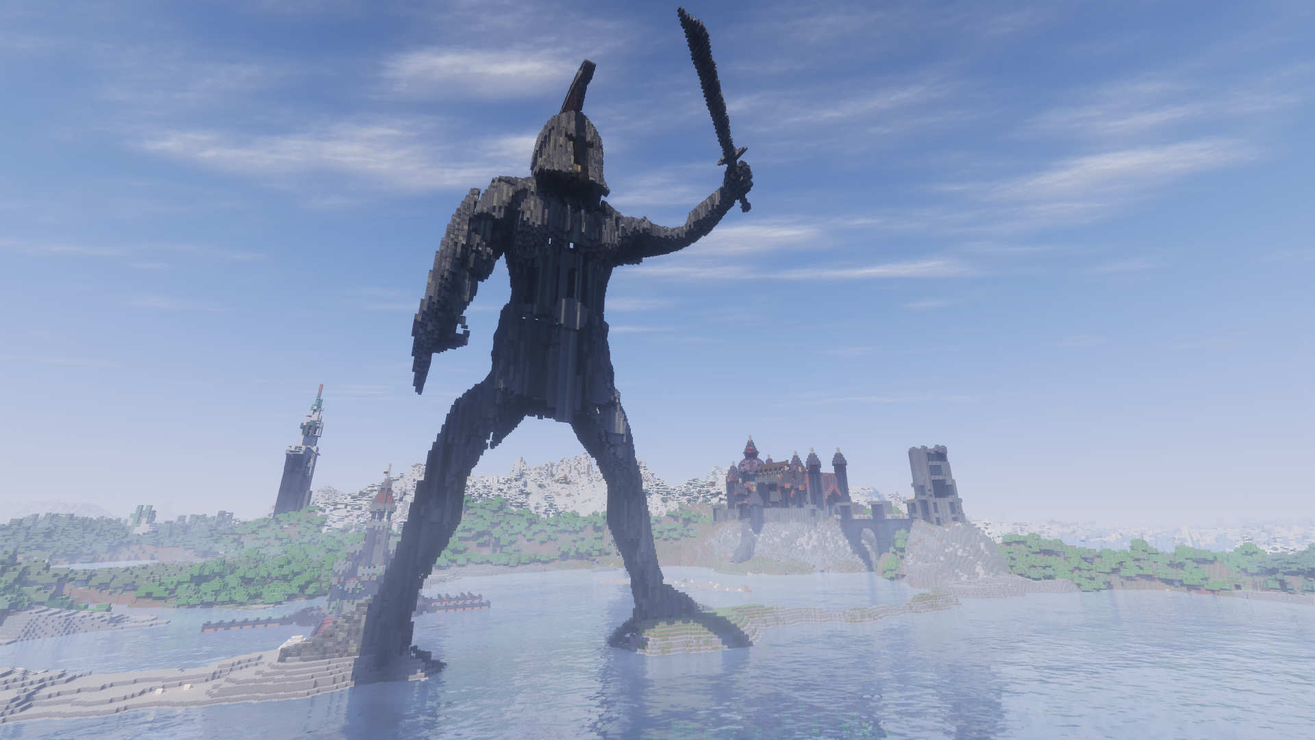 Screenshot of a build on Fortunecraft