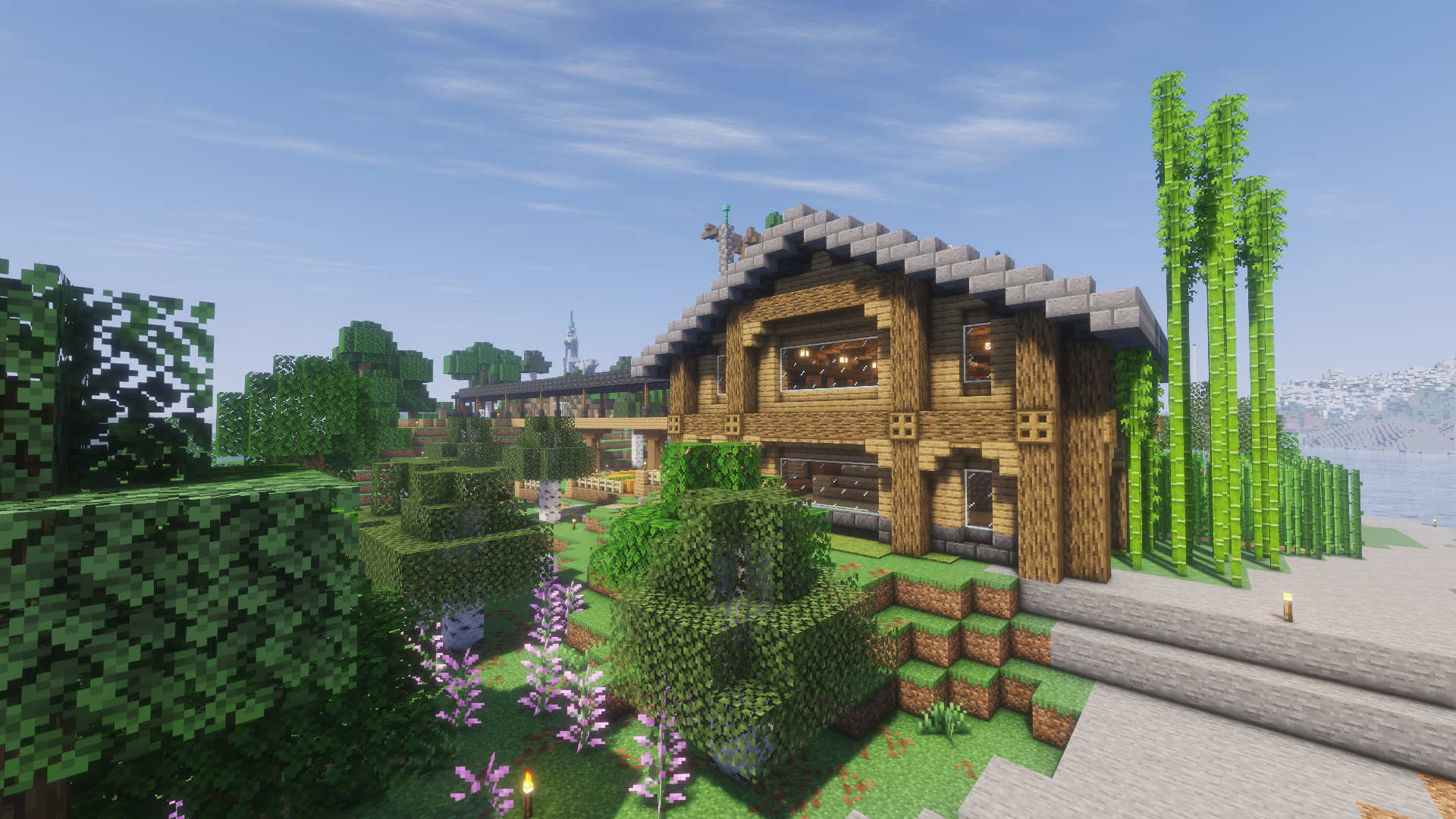 Screenshot of a build on Fortunecraft