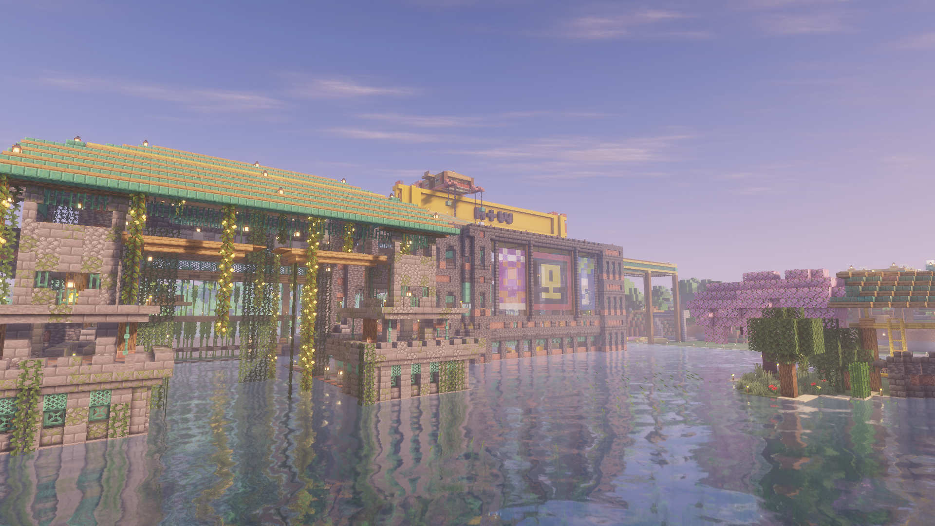 Screenshot of a build on Fortunecraft